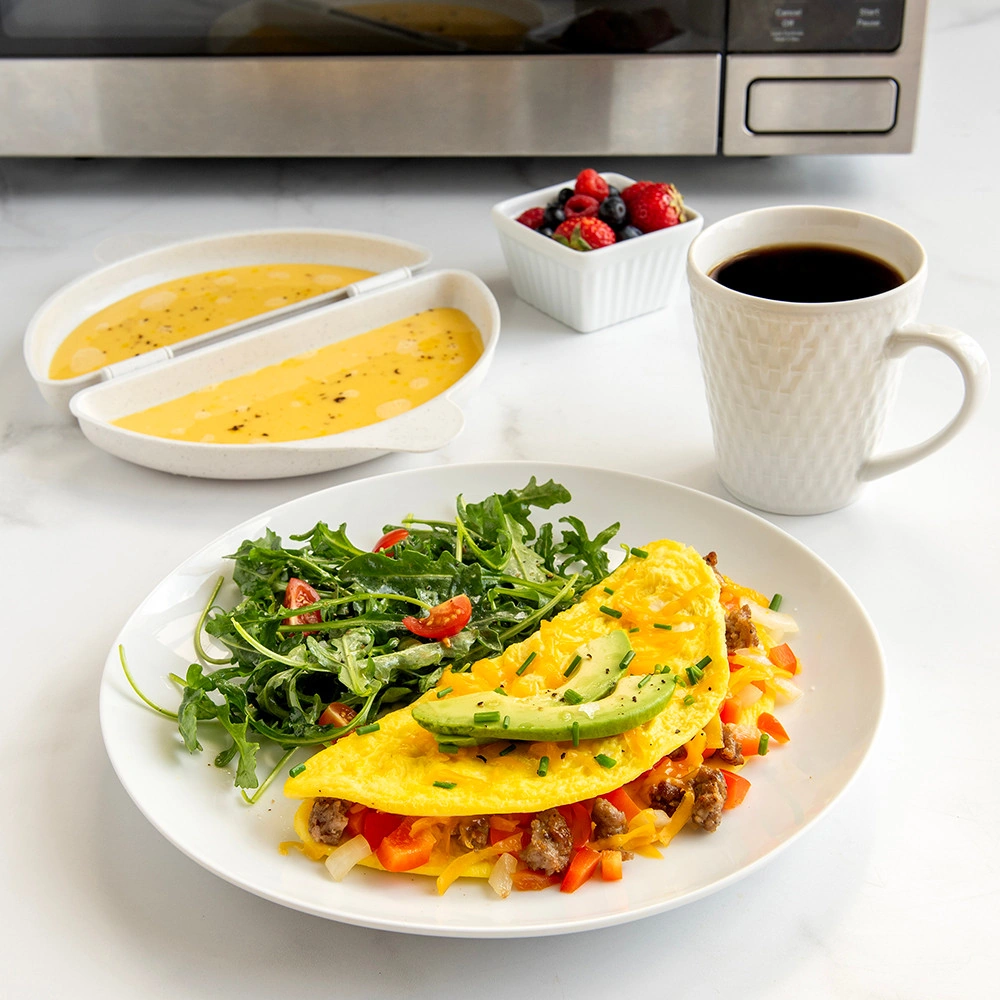 Folding Microwave Omelet Pan